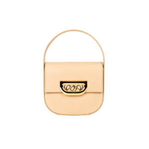 Women's Gold Buckle Top Handle Handbag